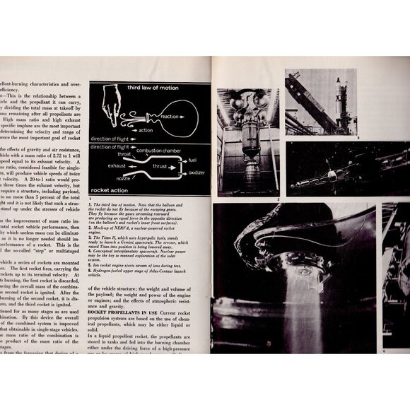 Space: The New Frontier | NASA EP-6 Revised 1966 | Saturn V Photo Cover - Picture 8 of 10